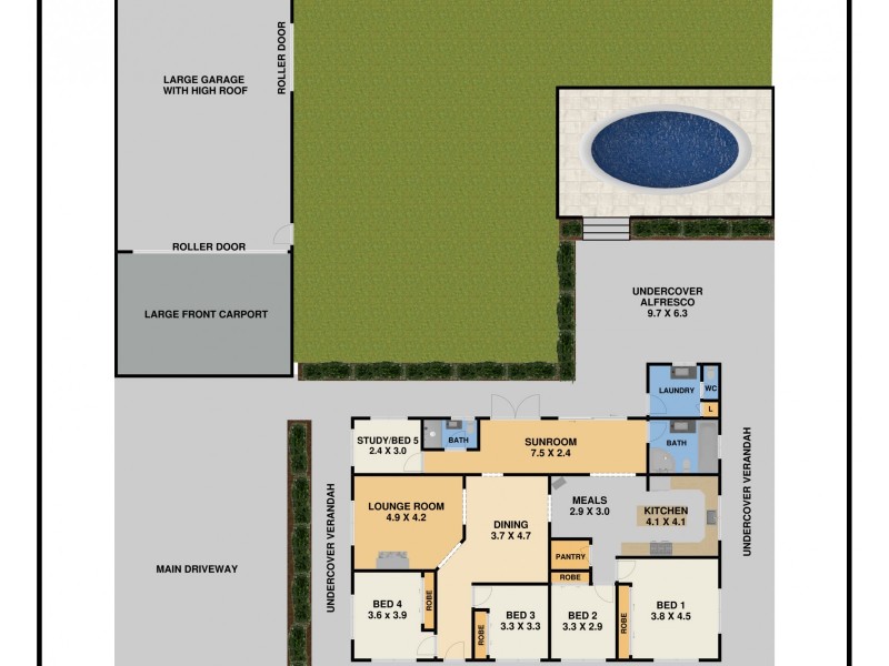 14 The Avenue, Riverstone NSW 2765 Floorplan