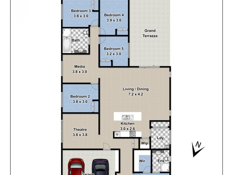 51 Grange Ave, Schofields NSW 2762 Floorplan