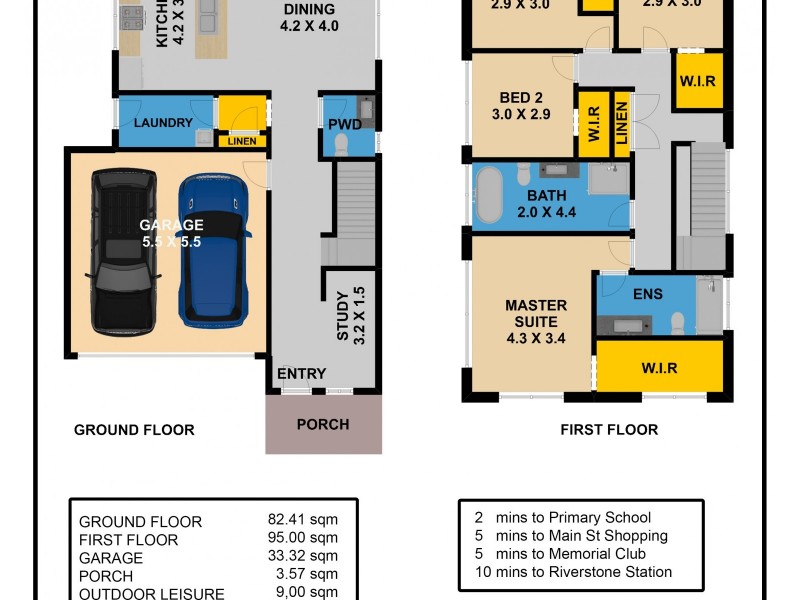 45 Orlagh Circuit, Riverstone NSW 2765 Floorplan
