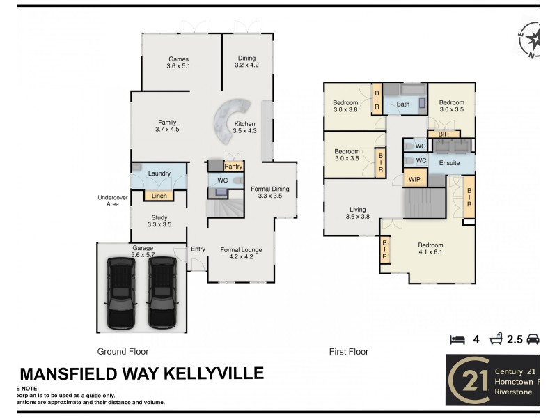 26  Mansfield Way, Kellyville NSW 2155 Floorplan