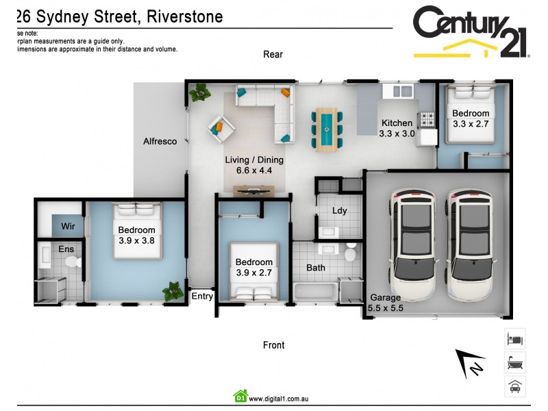 2/26 Sydney St, Riverstone NSW 2765 Floorplan