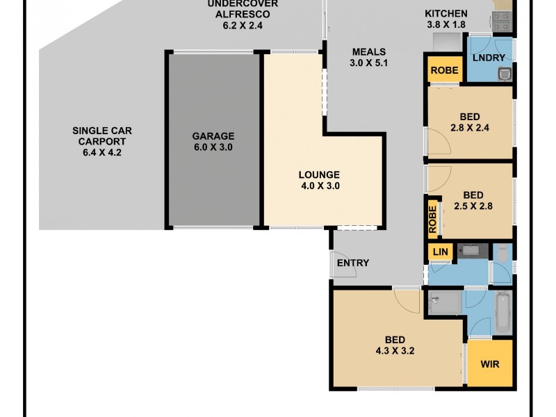 14 Lane Grove, Schofields NSW 2762 Floorplan