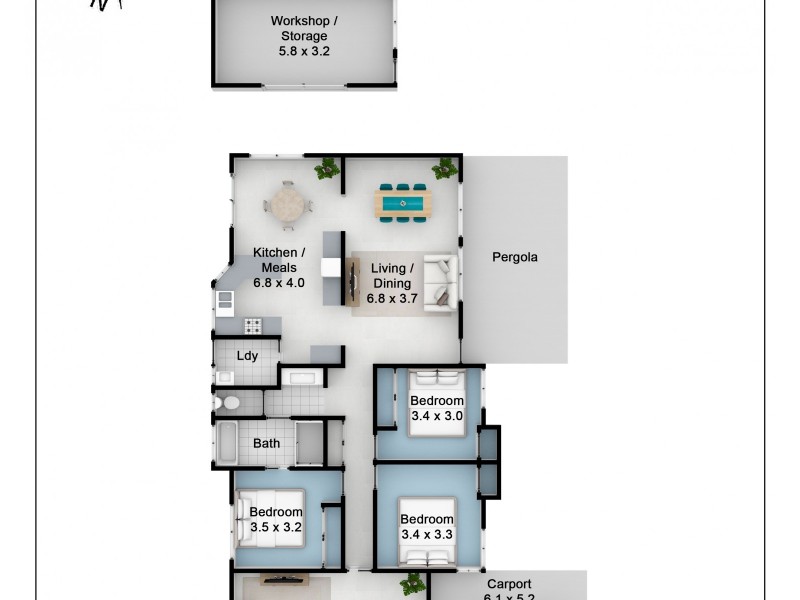 20 Ryan Cres, Riverstone NSW 2765 Floorplan