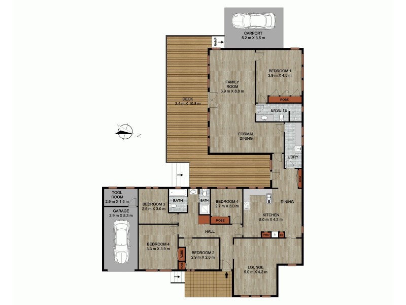 1 Boronia Road, Wentworth Falls NSW 2782 Floorplan