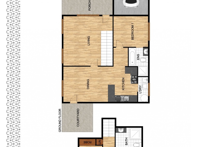 Unit 1/19 Adelaide Street, Lawson NSW 2783 Floorplan