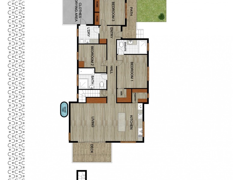 21 Rosedale Avenue, Hazelbrook NSW 2779 Floorplan