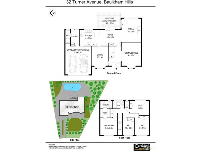 32 Turner Avenue, Baulkham Hills NSW 2153 Floorplan