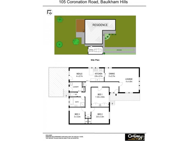 105 Coronation Rd, Baulkham Hills NSW 2153 Floorplan