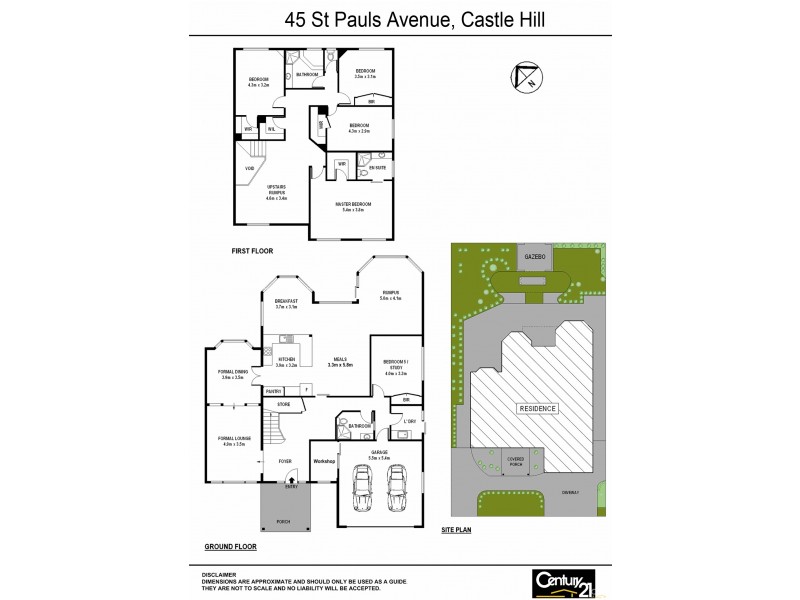 45 St Pauls Avenue, Castle Hill NSW 2154 Floorplan