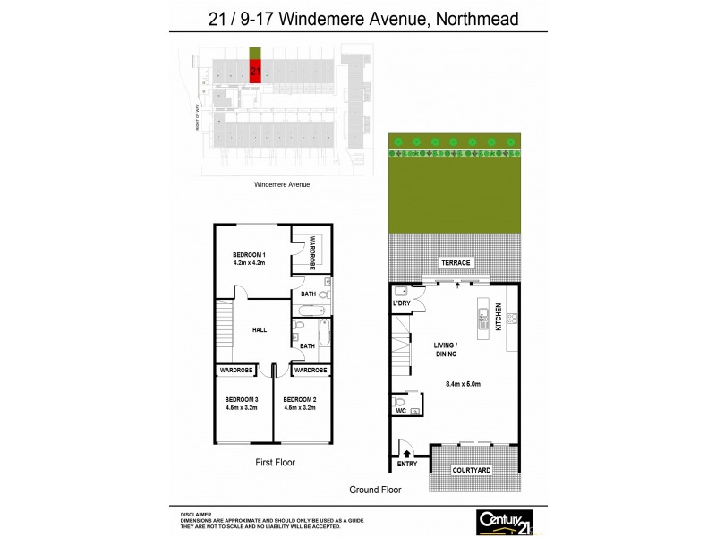 Unit 21 9-17 Windermere Avenue, Northmead NSW 2152 Floorplan