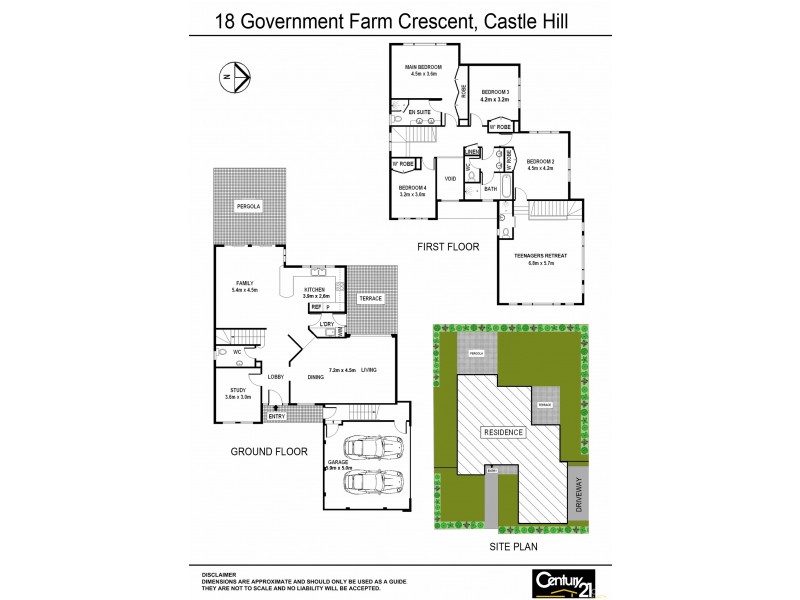 18  Government Farm Crescent, Castle Hill NSW 2154 Floorplan