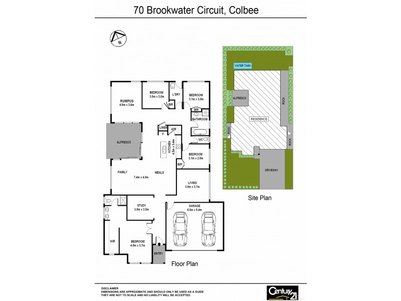 70 Brookwater Circuit, Colebee NSW 2761 Floorplan