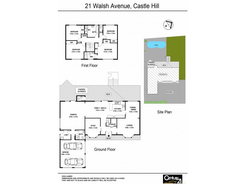 21 Walsh Avenue, Castle Hill NSW 2154 Floorplan