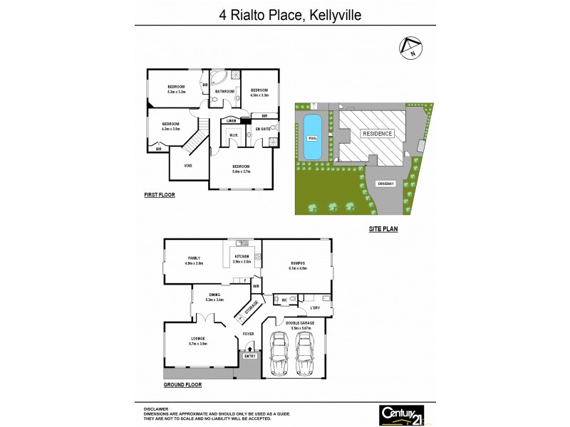 4 Rialto Place, Kellyville NSW 2155 Floorplan