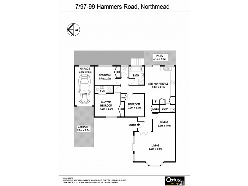 7/97-99 Hammers Road, Northmead NSW 2152 Floorplan