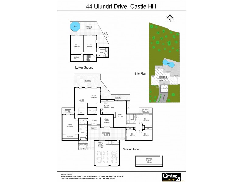 44 Ulundri Drive, Castle Hill NSW 2154 Floorplan