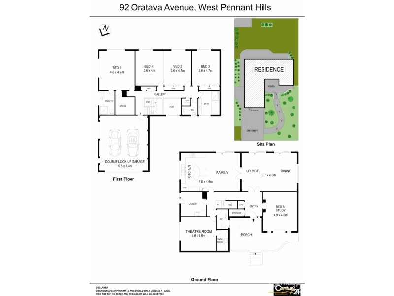 92 Oratava Ave, West Pennant Hills NSW 2125 Floorplan