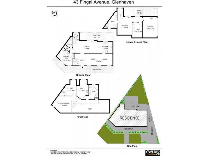 43 Fingal Avenue, Glenhaven NSW 2156 Floorplan