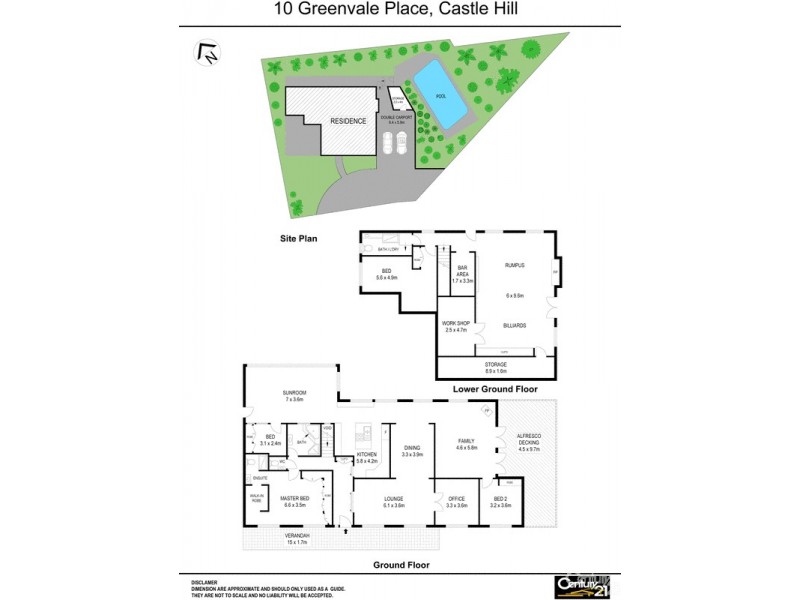 10 Greenvale Place, Castle Hill NSW 2154 Floorplan
