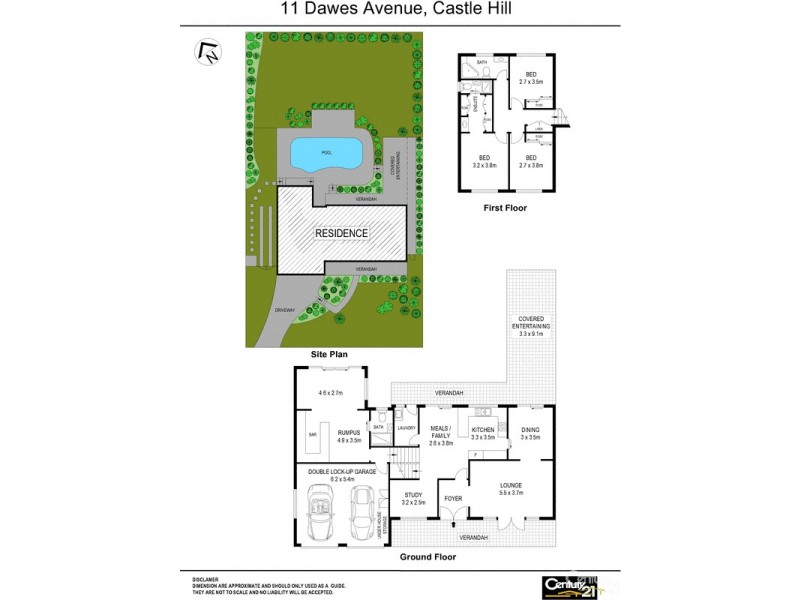 11 Dawes Avenue, Castle Hill NSW 2154 Floorplan