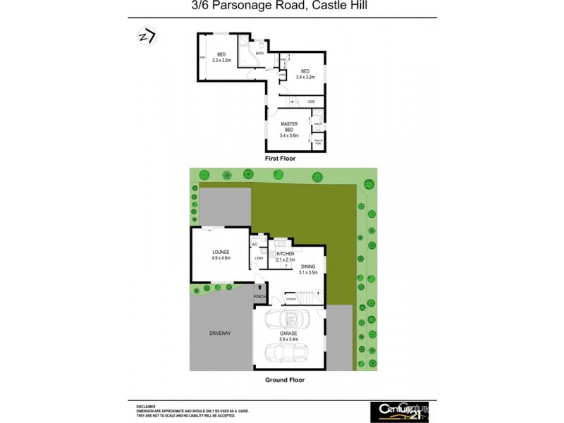 3/6 Parsonage Road, Castle Hill NSW 2154 Floorplan