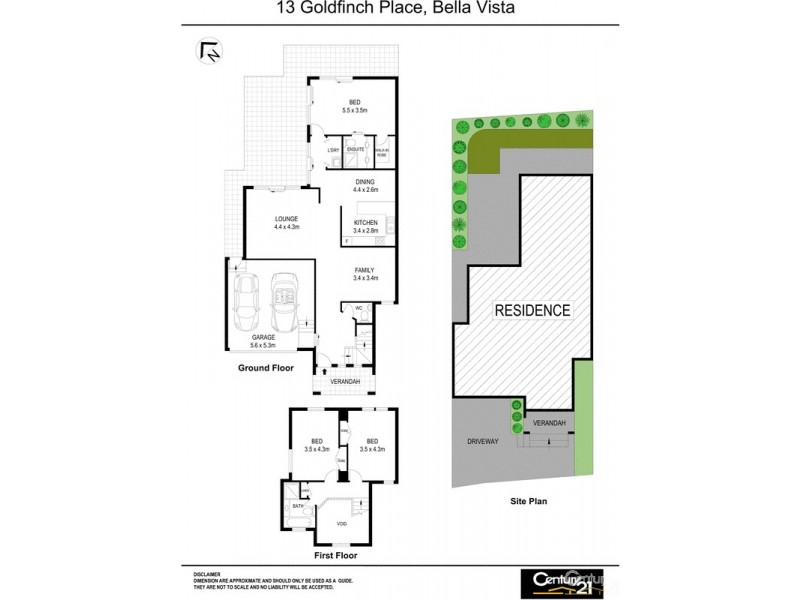 13 Goldfinch Crescent, Bella Vista NSW 2153 Floorplan