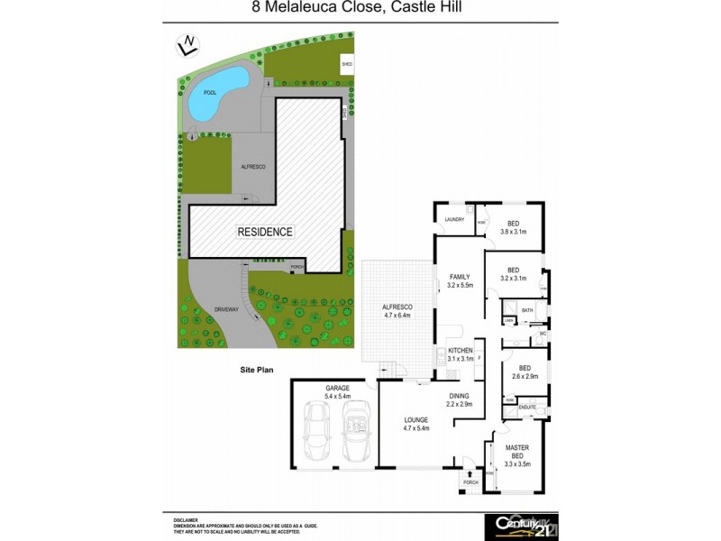 8 Melaleuca Close, Castle Hill NSW 2154 Floorplan