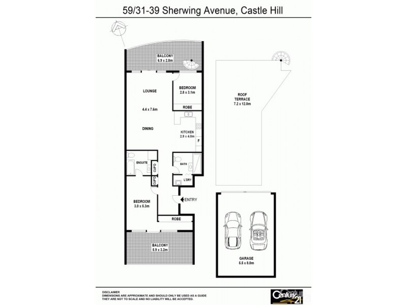 67/31-39 Sherwin Ave, Castle Hill NSW 2154 Floorplan