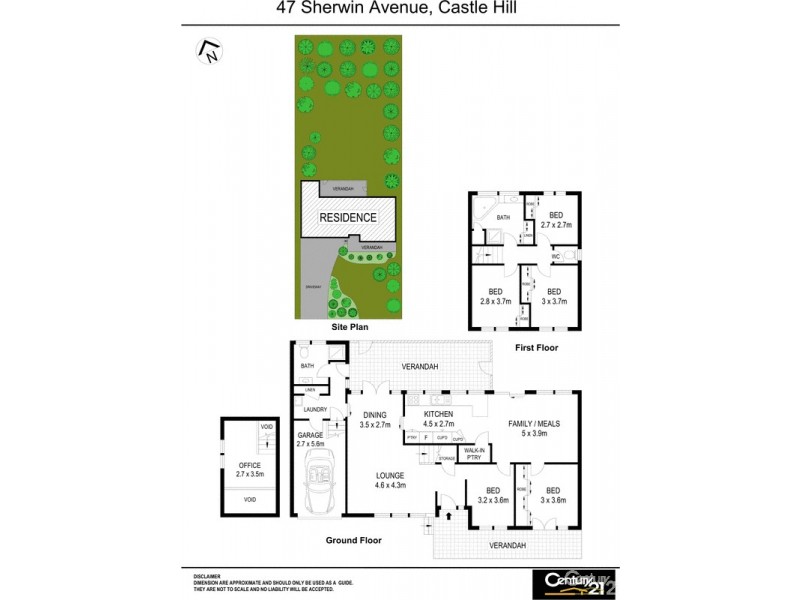 47 Sherwin Avenue, Castle Hill NSW 2154 Floorplan