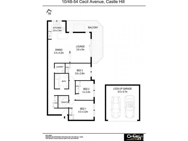10/48-54 Cecil Avenue, Castle Hill NSW 2154 Floorplan