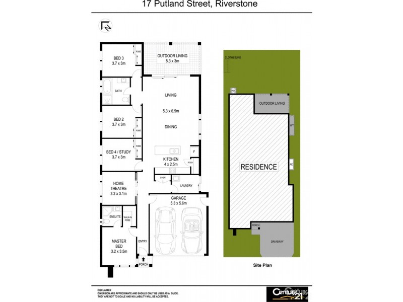 17  Putland Street, Riverstone NSW 2765 Floorplan