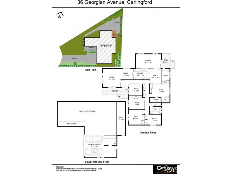 36 Georgian Avenue, Carlingford NSW 2118 Floorplan