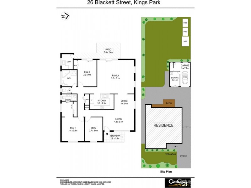 26 Blackett Street, Kings Park NSW 2148 Floorplan