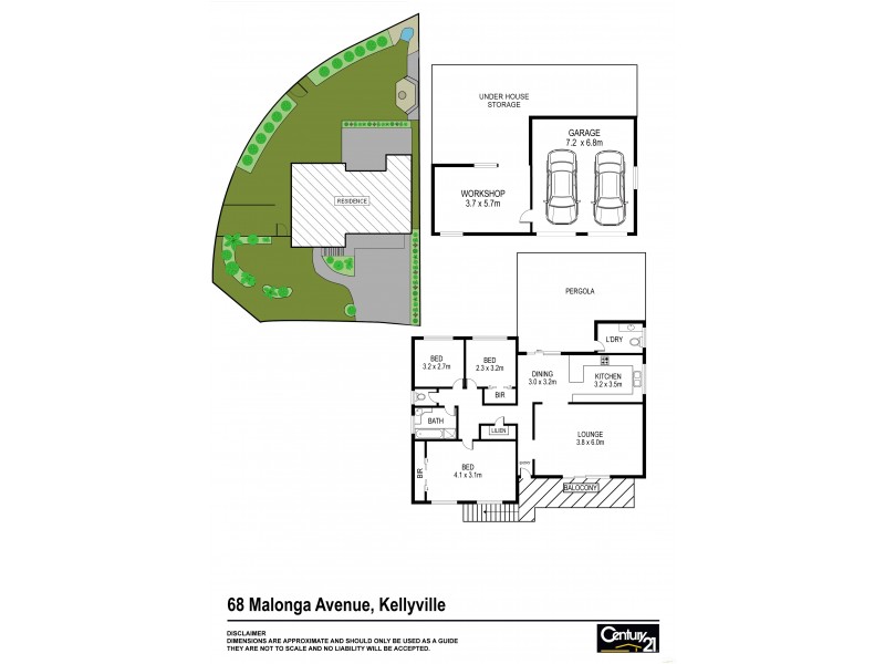 68 Malonga Avenue, Kellyville NSW 2155 Floorplan