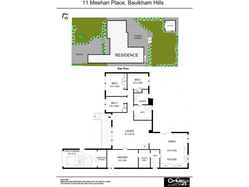 11 Meehan Place, Baulkham Hills NSW 2153 Floorplan