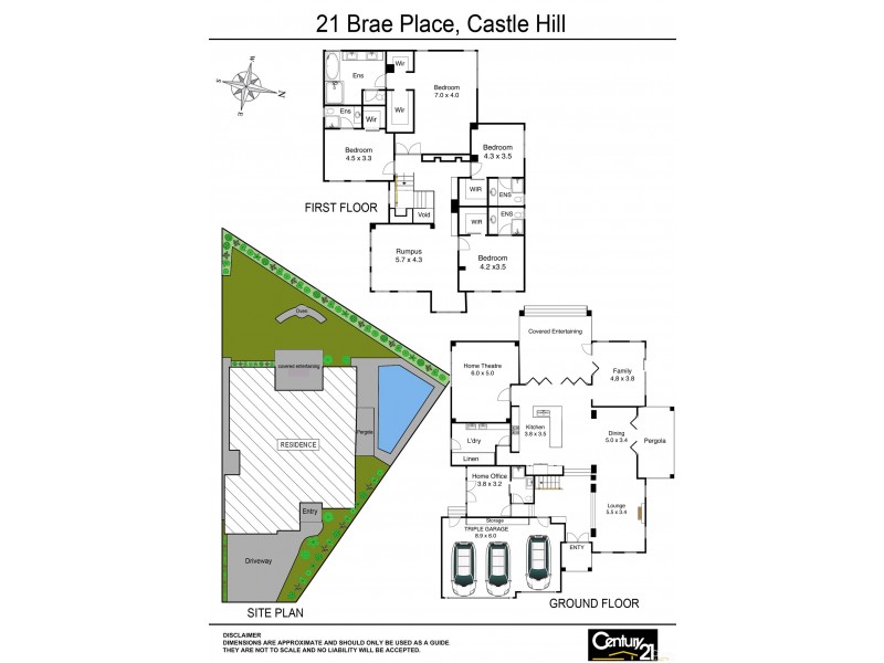 21 Brae Pl, Castle Hill NSW 2154 Floorplan