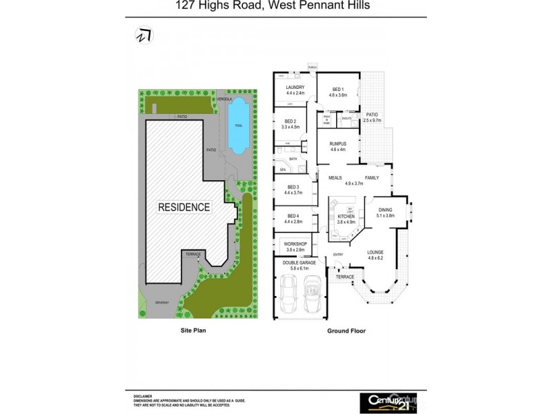 127 Highs Road, West Pennant Hills NSW 2125 Floorplan