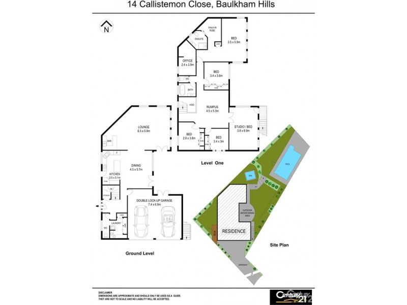 14 Callistemon Close, Baulkham Hills NSW 2153 Floorplan