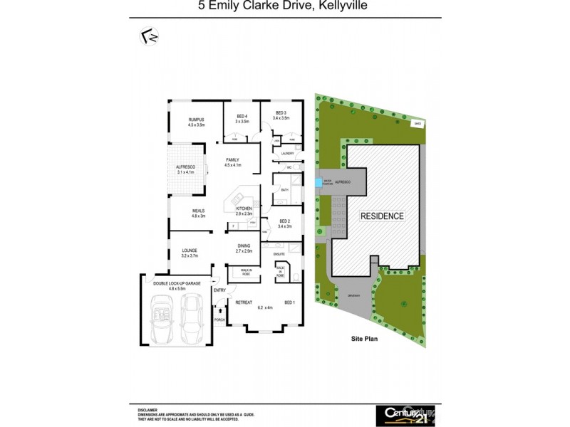 5 Emily Clarke Drive, Kellyville NSW 2155 Floorplan