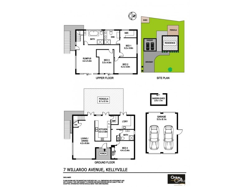 7  Willaroo Avenue, Kellyville NSW 2155 Floorplan