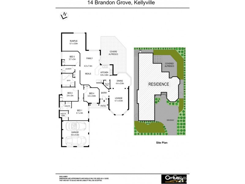 14 Brandon Grove, Kellyville NSW 2155 Floorplan