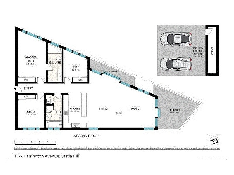 17/7 Harrington Avenue, Castle Hill NSW 2154 Floorplan