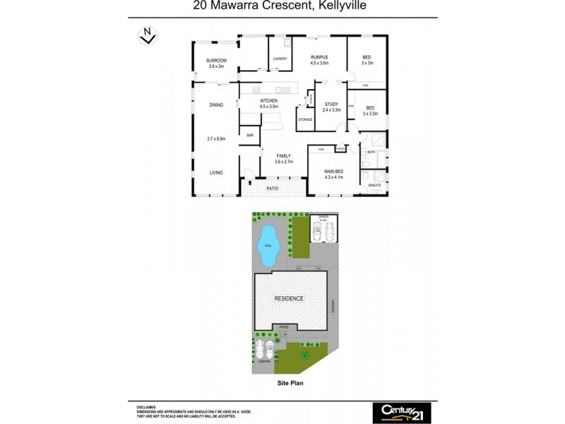 20 Mawarra Crescent, Kellyville NSW 2155 Floorplan
