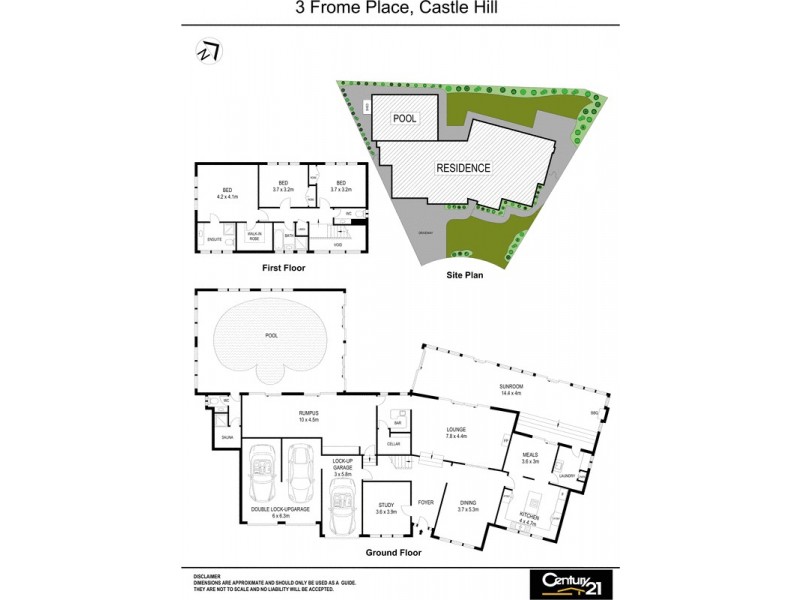 3 Frome Place, Castle Hill NSW 2154 Floorplan