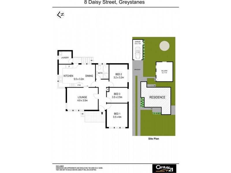 8 Daisy Street, Greystanes NSW 2145 Floorplan