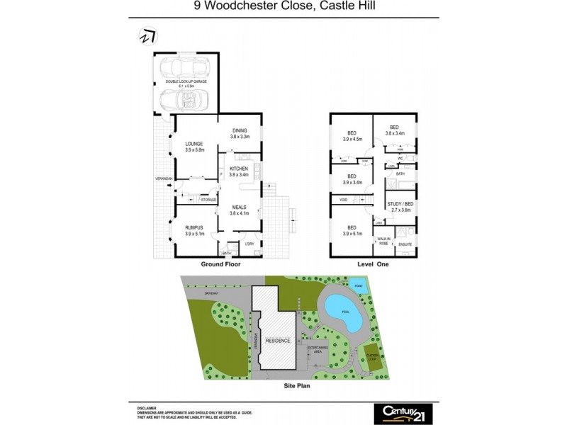 9 Woodchester Close, Castle Hill NSW 2154 Floorplan