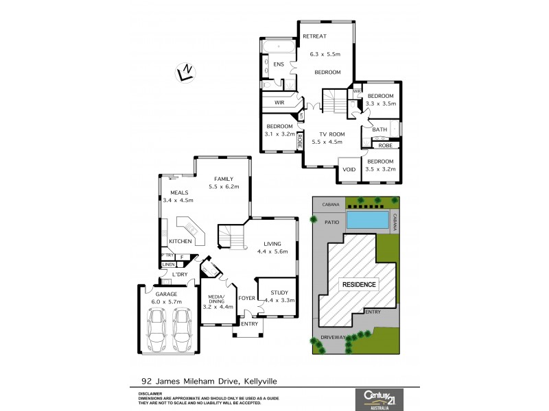92 James Mileham Drive, Kellyville NSW 2155 Floorplan