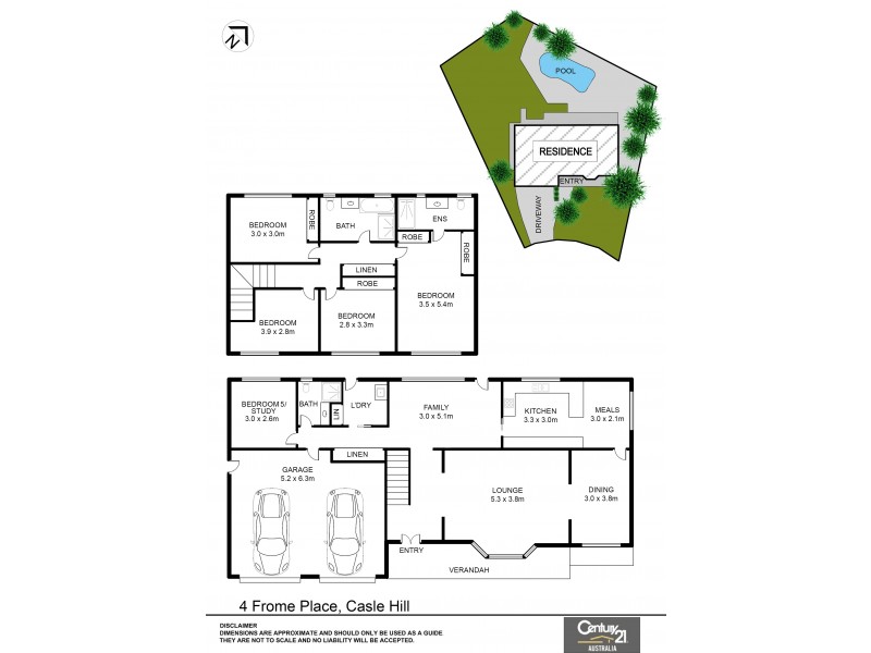 4 Frome Place, Castle Hill NSW 2154 Floorplan