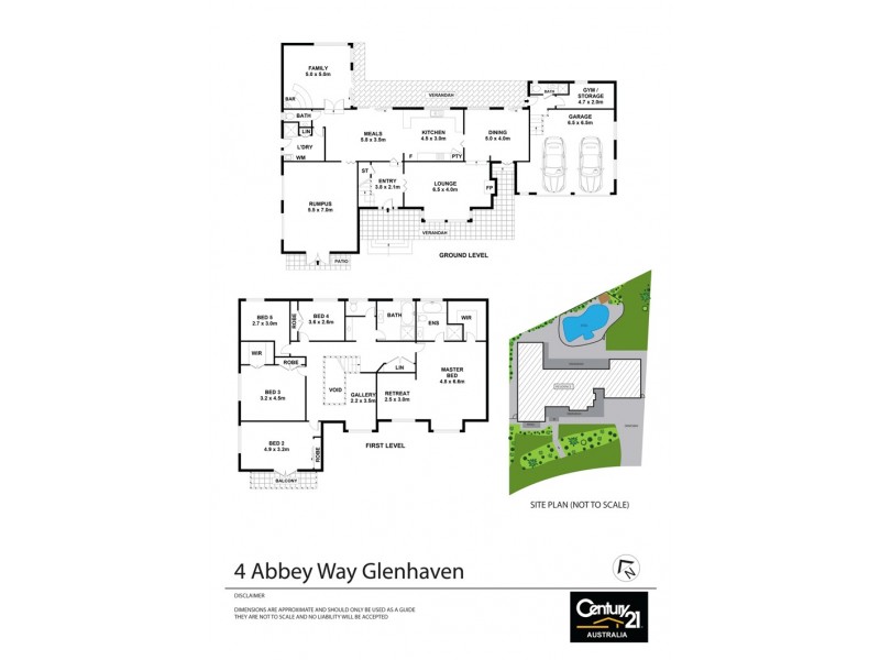 4 Abbey Way, Glenhaven NSW 2156 Floorplan