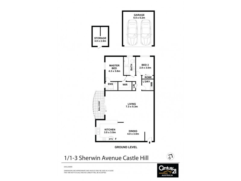 1/1-3 Sherwin Avenue, Castle Hill NSW 2154 Floorplan